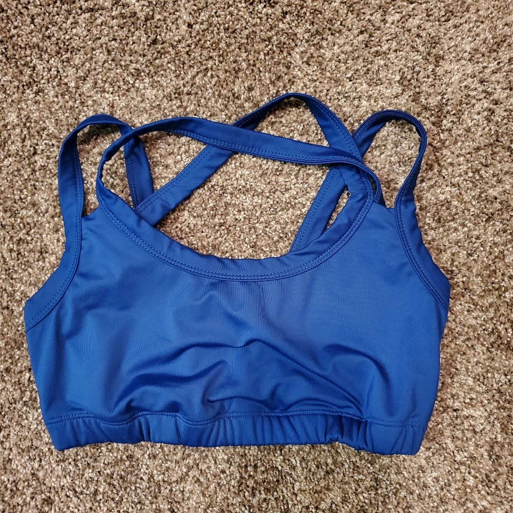 Kiava blue sports bra size medium